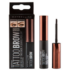 Тинт для бровей `MAYBELLINE` TATTOO BROW тон 03 темно-коричневый