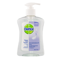 Мыло жидкое `DETTOL` антибактериальное для чувствительной кожи с глицерином 250 мл