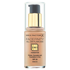 Основа тональная для лица `MAX FACTOR` FACEFINITY ALL DAY FLAWLESS 3 в 1 тон 55