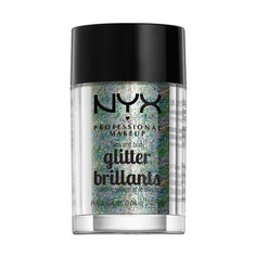 Глиттер для лица и тела `NYX PROFESSIONAL MAKEUP` GLITTER BRILLANTS тон 06 crystal