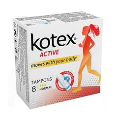 Тампоны `KOTEX` ACTIVE Normal 8 шт