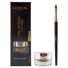Подводка для глаз `LOREAL` GEL INTENZA гелевая (черная) LOreal