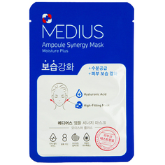 Маска для лица `MEDIUS` AMPOULE SYNERGY MASK увлажняющая 25 мл