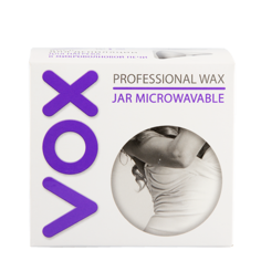 Воск для депиляции `VOX` для нагрева в микроволновой печи 250 мл, 2 салфетки