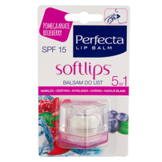 Бальзам для губ `PERFECTA` SOFTLIPS Гранат-черника SPF-15 6,5 г