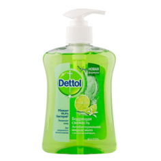 Мыло жидкое `DETTOL` антибактериальное Бодрящая свежесть с экстрактом грейпфрута  250 мл