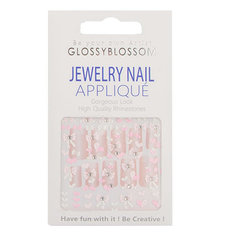 Наклейки для ногтей `GLOSSYBLOSSOM` ДРАГОЦЕННАЯ ЛЮБОВЬ роскошный блеск