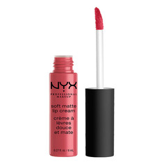 Помада для губ `NYX PROFESSIONAL MAKEUP` SOFT MATTE LIP CREAM тон 08 San Paulo матовая жидкая