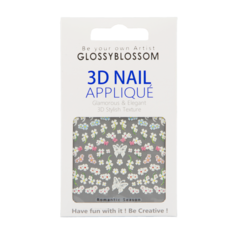 Наклейки для ногтей `GLOSSYBLOSSOM` РОМАНТИЧЕСКИЙ СЕЗОН 3 D