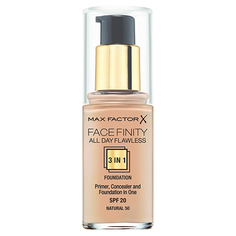 Основа тональная для лица `MAX FACTOR` FACEFINITY ALL DAY FLAWLESS 3 в 1 тон 50