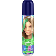 Спрей для волос оттеночный `VENITA` 1-DAY COLOR Spring Green (весенняя зелень) 50 мл