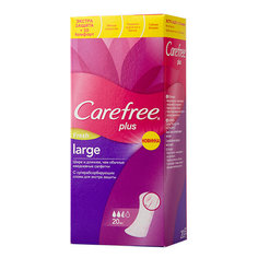 Прокладки ежедневные `CAREFREE` Large Fresh (ароматизированные) 20 шт