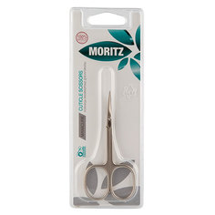 Ножницы для кутикулы `MORITZ` с тонкими изогнутыми лезвиями (углеродистая сталь)