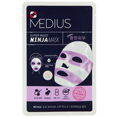 Маска для лица `MEDIUS` SUPER MOIST NINJA MASK для сияния кожи 33 мл