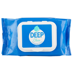 Салфетки для снятия макияжа `A`PIEU` `DEEP CLEAN`  25 шт Apieu