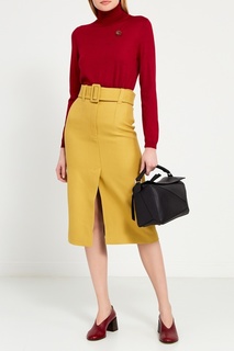 Шерстяная юбка-карандаш с поясом I Am Studio