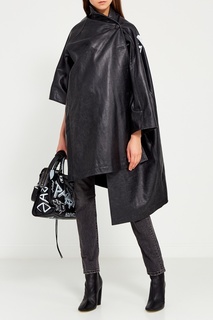 Кожаное пальто Balenciaga