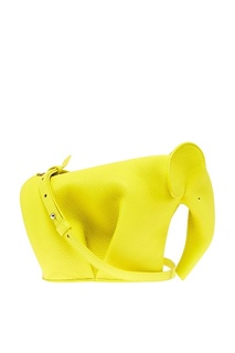 Желтая сумка в виде слона Loewe