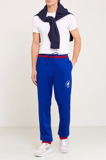 Синие брюки с олимпийской символикой Zasport