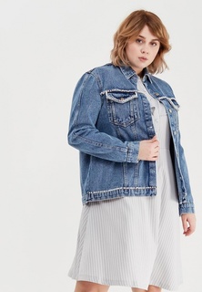 Куртка джинсовая LOST INK PLUS DENIM JACKET WITH PEARLS