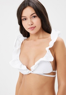 Лиф LOST INK WOVEN FRILL WRAP BIKINI TOP