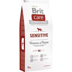 Сухой корм Brit Care Sensitive Venison & Potato с олениной и картофелем для собак с чувствительным пищеварением 12кг (132745) Brit*