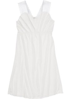 Ночная рубашка с кружевной отделкой (цвет белой шерсти) Bonprix