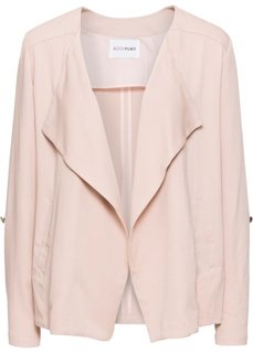 Куртка с вырезом-хомут (пепельно-розовый) Bonprix