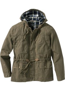 Куртка-парка Regular Fit (зеленый хаки) Bonprix