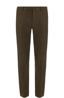 Хлопковые брюки прямого кроя Z Zegna