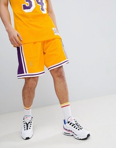 Желтые шорты Mitchell & Ness NBA Lakers Swingman - Желтый