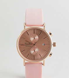 Часы 36 мм с розовым силиконовым ремешком Reclaimed Vintage Inspired эксклюзивно для ASOS - Розовый