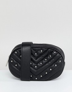 Черная сумка-кошелек на пояс с заклепками Skinnydip Jamie - Черный