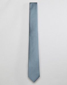 Фактурный сине-зеленый галстук Burton Menswear - Зеленый