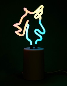 Маленький неоновый светильник в виде единорога Sunnylife - Мульти