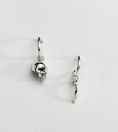 Серебряные серьги-кольца Reclaimed Vintage эксклюзивно для ASOS - Серебряный