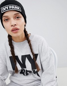 Шапка-бини с нашивкой-логотипом Ivy Park - Черный