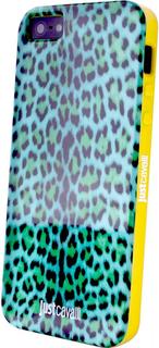 Клип-кейс Just Cavalli Micro Leopard для Apple iPhone SE/5/5S (голубой)