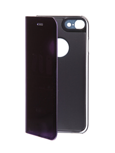 Аксессуар Чехол Zibelino Clear View для Apple iPhone 7 / 8 Purple ZCV-APL-7-PUR