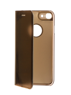 Аксессуар Чехол Zibelino Clear View для Apple iPhone 7 / 8 Gold ZCV-APL-7-GOLD