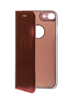 Аксессуар Чехол Zibelino Clear View для Apple iPhone 7 / 8 Gold Pink ZCV-APL-7-GPNK