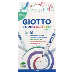 Набор Giotto Turbo Glitter Фломастеры 8 цветов 4263001X