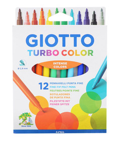 Набор Giotto Turbo Color Фломастеры 12 цветов 071400