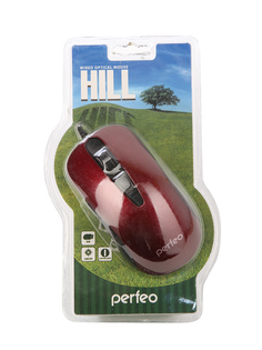Мышь Perfeo Hill PF-363 Red PF-363-OP-RD