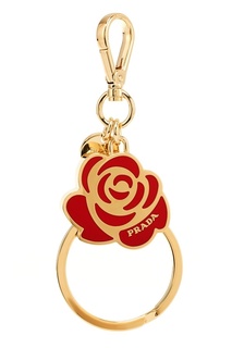 Кольцо для ключей розой Prada