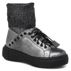 Ботинки KISS MOON 8619-2-p темно-серый