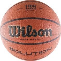 Мяч баскетбольный Wilson Solution (WTP000265) р.7 FIBA Approved VTB24