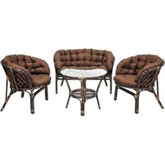 Комплект кофейный EcoDesign Багама (стол+2 кресла+диван)