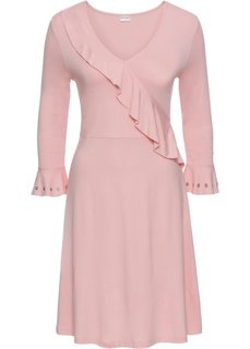 Платье с воланом (розовый леденец) Bonprix