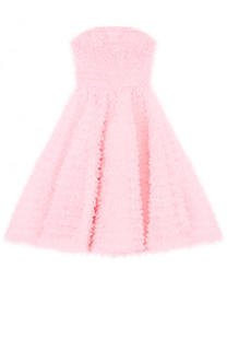 Однотонное расклешенное платье-бюстье Dsquared2